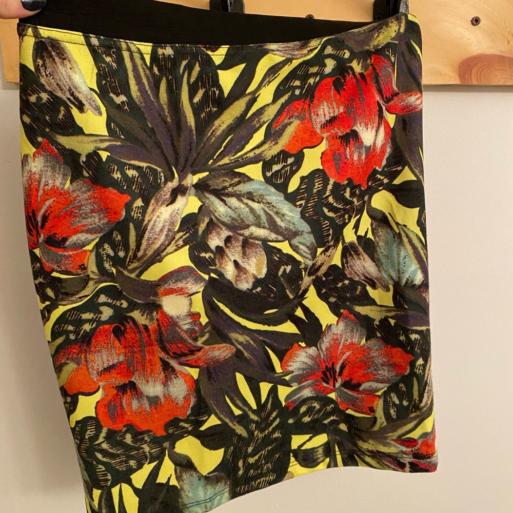Zara jersey skirt